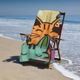 thumbnail image 4 of PHYHOO Colorful and Dogs Cartoon Towels for Adult Kids Ultra Absorbent Super Soft 30x60in, 4 of 8