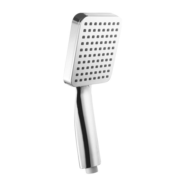 Cabezal de ducha Cabezal de ducha de aumento de presión de mano Rociador de agua de baño de plástico ABS de 20 mm, plateado kenally HA004420-02