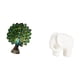 thumbnail image 5 of Figura de escritorio,Estatua de pavo real en estante,escritorio,decoración del hogar,Figuras decorativas creativas para la oficina y el hogar,Figura de elefante,Figura decorativa de elefante, 5 of 8