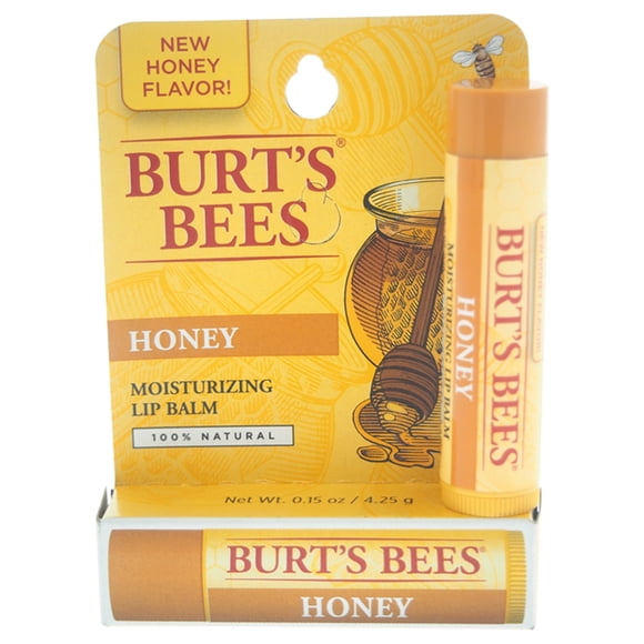 Bálsamo labial Burts Bees Burts Bees Honey Moisturizing Lip Balm Blister Bálsamo labial Unisex 0.15oz