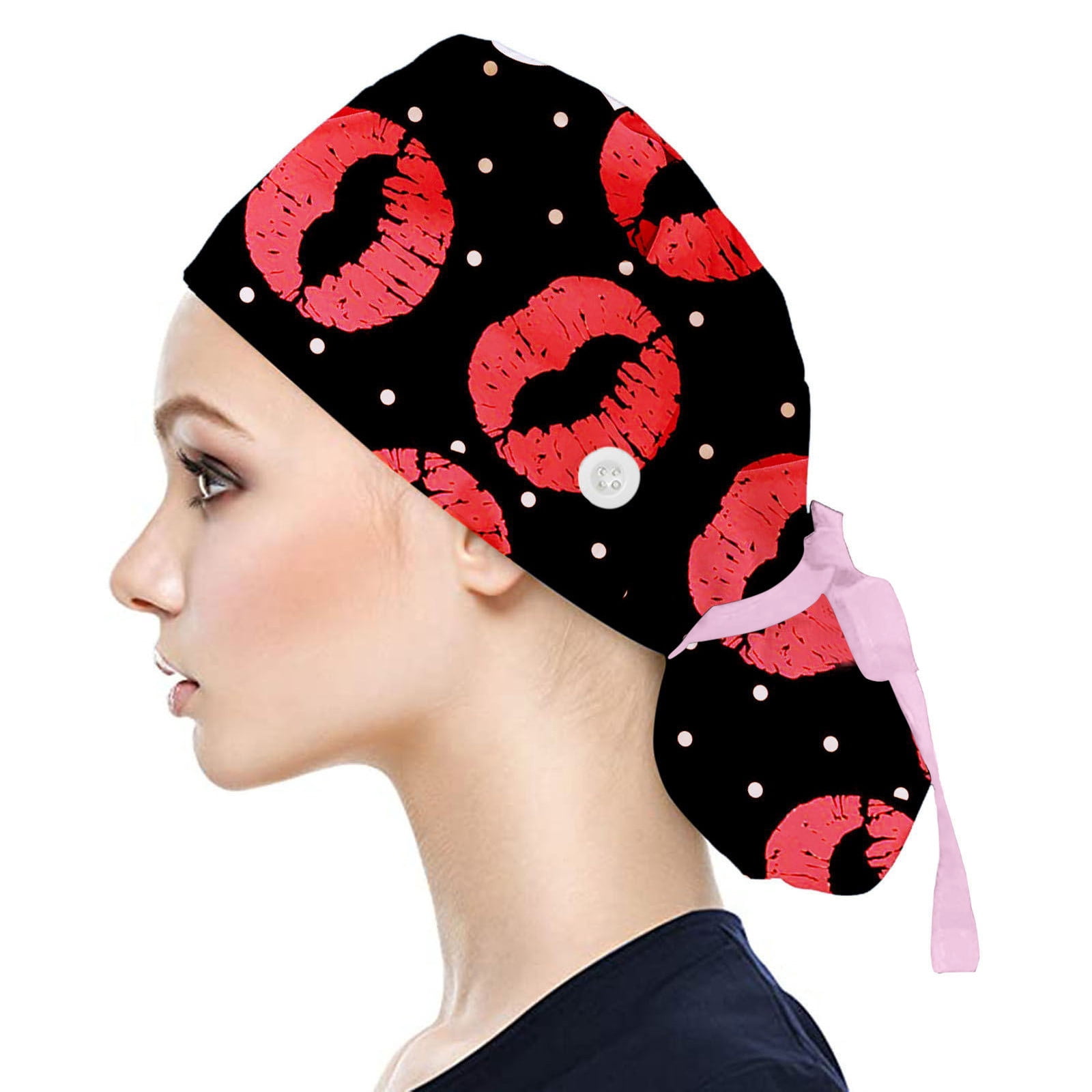 Tuscom 1PCS Womens Scrub Caps Surgical 