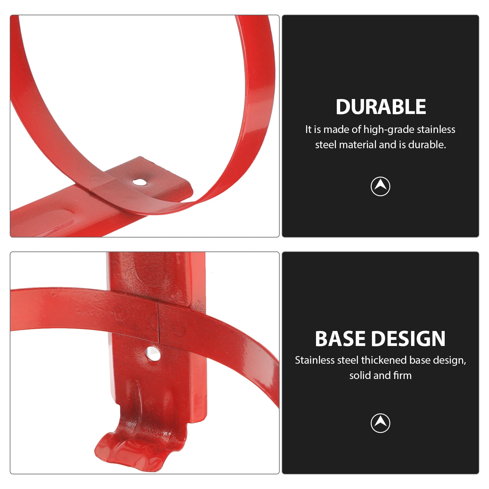 5pcs Fire Extinguisher Bracket Mounting Fire Extinguishers Rack Fire Extinguisher Wall Hook