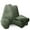 Olive Green, variant on Nestl Backrest Reading Pillow with Blanket, Back Support Pillow with Arms, Shredded Memory Foam Bed Rest Pillow and Throw Blanket,&nbsp;Silver