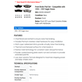 thumbnail image 2 of Front Brake Pad Set - Compatible with 1993 - 1997 Eagle Vision 1994 1995 1996, 2 of 2