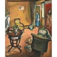 thumbnail image 3 of Emile Othon Friesz 20x24 Black Modern Framed Museum Art Print Titled - Interior (1914), 3 of 5