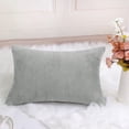 thumbnail image 3 of Unique Bargains Housse de Coussin Décorative en Velours Côtelé Doux à Rayures de Maïs, 3 of 9