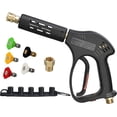 thumbnail image 1 of Short Gun for High Pressure Washers, 5000 PSI Max Pressure, Comfortable Ergonomic Handle, Universal Quick Connect, Suitable for Commercial Cleaning and Industrial Use, 1 of 5