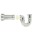 thumbnail image 4 of Westbrass D402NE-1-05 1-1/2" New England Style P-Trap with High Box Flange, Polished Nickel, 4 of 5