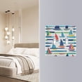 thumbnail image 4 of Yayeee Toggle Light Switch Wall Plate 2-Gang 4.56"x4.48" Decorative Outlet Cover, Colorful Sailboats, 4 of 7