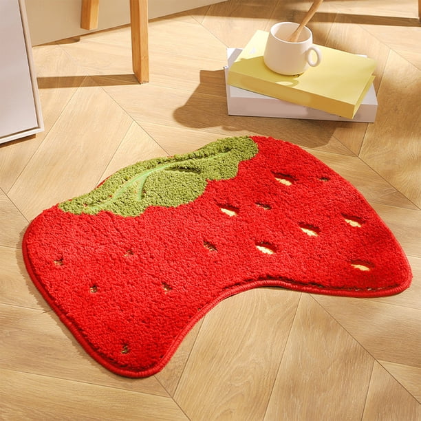Xihbxyly Artículos Por Menos de $10 Felpudo Entrada de Estilo Cremoso para Baño, Absorbente de Agua, Antideslizante, Ideal para Uso En La Ducha Del Hogar