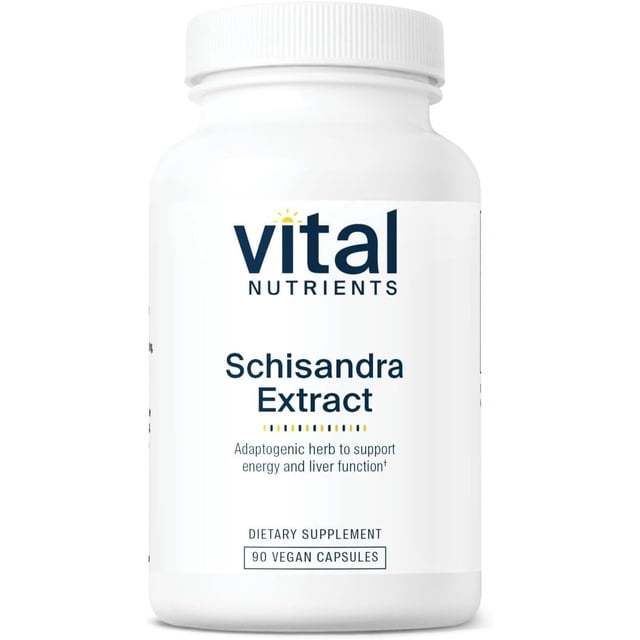 Vital Nutrients Schisandra Extract | 1,000 Mg | 90 Vegan Capsules | 45 Servings