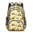 thumbnail image 2 of Excavator and Sand Pile Beige Cute School Backpack Bag with Padded Back and Adjustable Shoulder Straps 16.9 X 12.6 X 5.9 Inches, 2 of 5