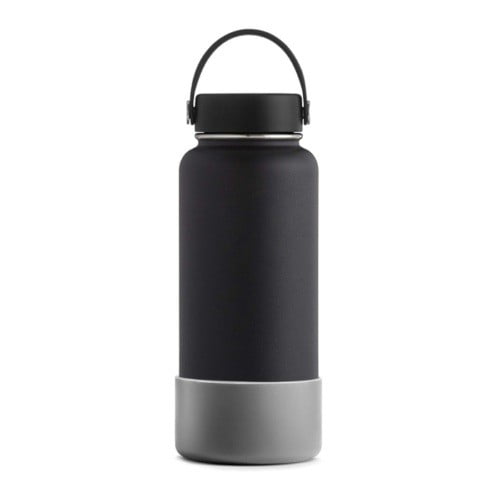 40 Oz 1.8L Hydro Flask Tumbler Cup Bottle With Stickers Purple