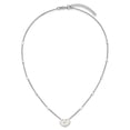thumbnail image 4 of Sterling Silver Rhod-plated Mother of Pearl Heart 16in w/1in ext Necklace 16 Inches, 4 of 5