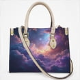 thumbnail image 2 of Pink And Blue Galaxy Starry Sky Cross Body Bags For Women Small Leather Female Handbags Fashion Top-Handle Totes, 2 of 4