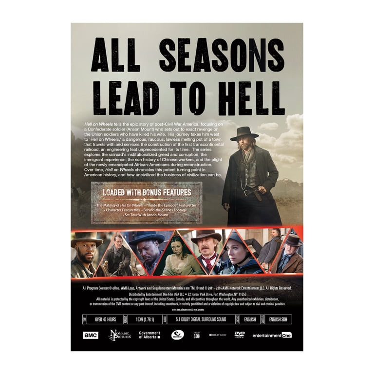 その他 Complete Series [DVD] Hell On Wheels Complete Series (DVD) - Walmart.com