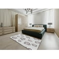 thumbnail image 4 of Ahgly Company Indoor Rectangle Patterned Off-White Novelty Area Rugs, 5' x 7', 4 of 6