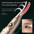 thumbnail image 2 of Rizador de Pestañas Caliente y Recortador de Cejas para Mujeres con 2 Modos de Temperatura, Rizador Eléctrico Anti-Quemaduras Recargable por USB, 2 of 5