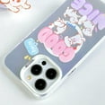 thumbnail image 4 of Designed for iPhone Case,Cute Puppy Dog Colorful Pattern Silicone Shockproof Protective Cover Phone Case (iPhone 15 Pro,Pink), 4 of 5