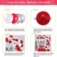 thumbnail image 5 of Globo de Navidad, guirnalda, arco, traje, bastón rojo plateado, caja de regalo, globo de Navidad, Kit de decoración para fiesta de Navidad, 5 of 5