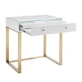 thumbnail image 7 of Impressions Vanity Hello Kitty SlayStation Vanity Table with Drawers, Makeup Vanity Dressing Table (Gold), 7 of 7