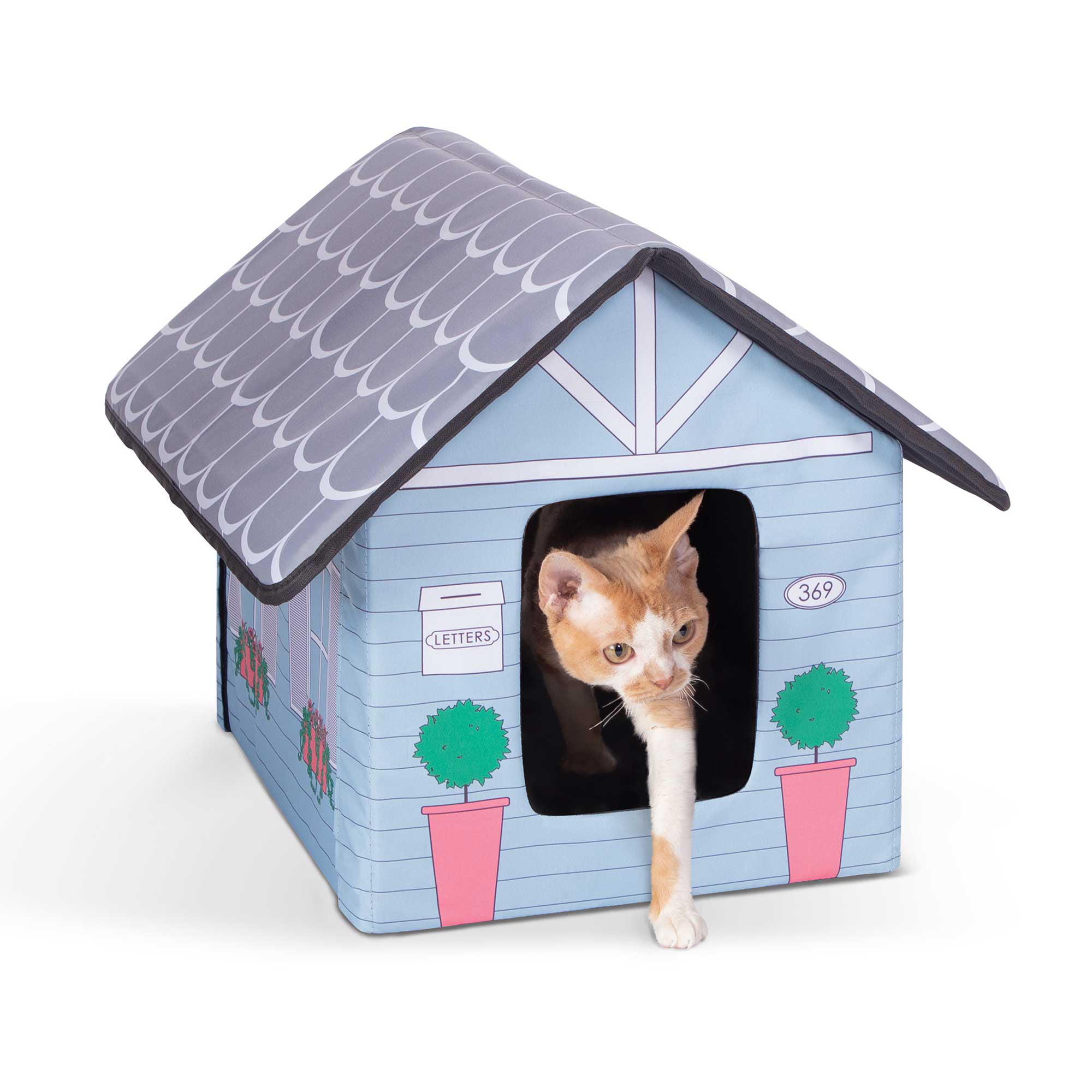 K&H Pet Products Outdoor Kitty House Cat Shelter (Unheated), Log 