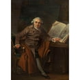 thumbnail image 2 of Marguerite Gérard 19x24 Black Ornate Framed Double Matted Museum Art Print Titled: Presumed Portrait of Jean-Jacques Lagrenee Dit Portrait of a Man in a Cross Mantle (1787), 2 of 5