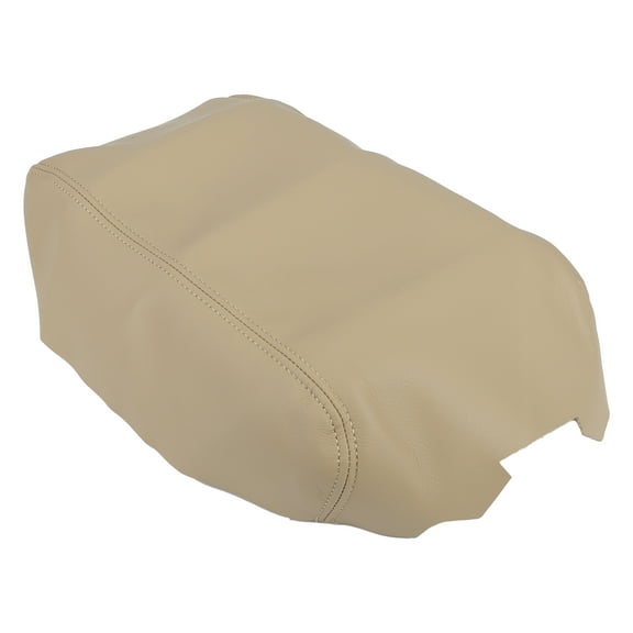 Unique Bargains Center Console Lid Armrest Pad Cover Replacement Microfiber Leather for Nissan Maxima 2009-2014 Beige