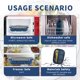 thumbnail image 5 of Caja Bento de 1300 ml, contenedor de alimentos con 4 compartimentos y cubiertos, 5 of 5