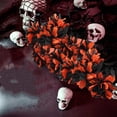 thumbnail image 6 of GOFLIC Halloween Black Rose Artificial Flower Arrangement 15.7in 3 Spooky Color Options Silk Fake Flowers with Stalk for Holiday Party Home Vase Gothic Decor 1 Pcs, 6 of 6