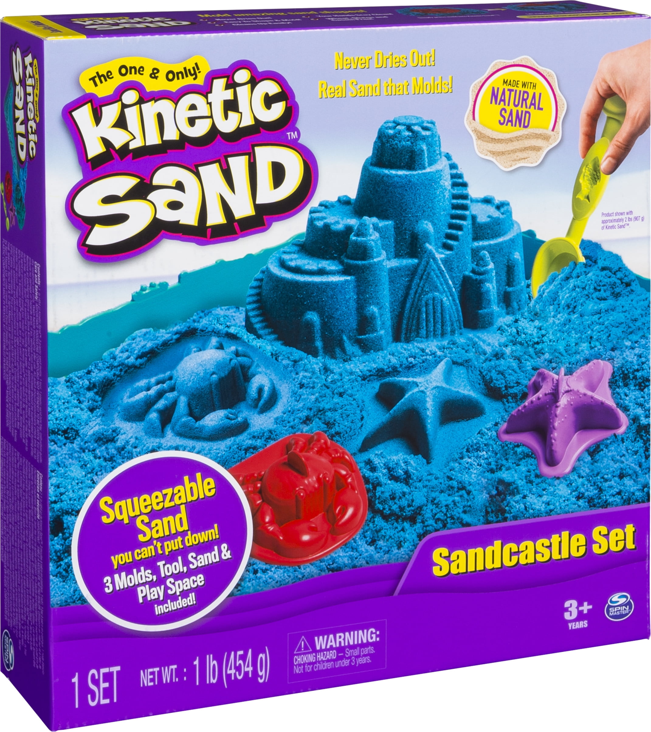 The Original Moldable Sensory Play Sand, Brown, 3 Lb
