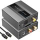 thumbnail image 1 of Convertidor de Audio AnalóGico una Digital RCA una ÓPtico con Cable ÓPtico Audio Digital Toslink y Adaptador de Audio Coaxial, 1 of 5