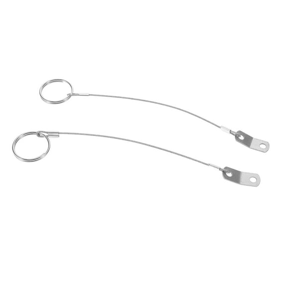 WORGEOUS 2pcs Stainless Steel Lanyard Cable Boat Safety Equipment Marine Hardware Quick Release Pin Marine For Bimini Wire Safety Tether