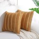 thumbnail image 2 of fundas de almohada de terciopelo suave, 18.0 x 18.0 in, fundas de cojín a rayas de jacquard, fundas de almohada decorativas de terciopelo a rayas para sofá cama, decoración del hogar Ofspeizc CZJJ-ZC88-2, 2 of 2