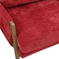 thumbnail image 4 of Roundhill Furniture Kelly Mid-Century Modern Velvet Accent Armchair, 4 of 7