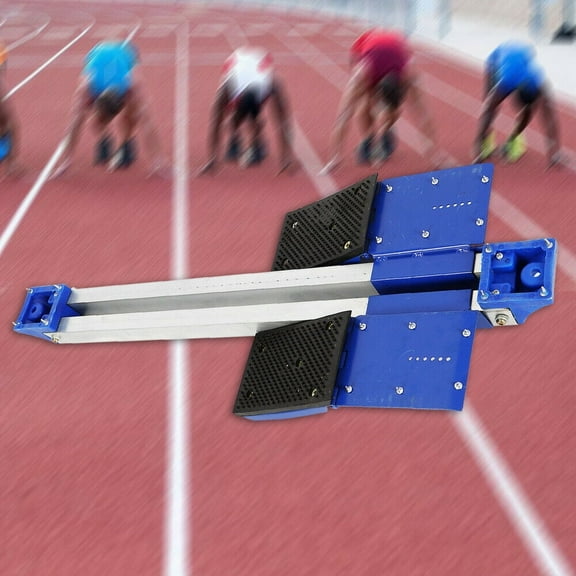 Track and Field Running to the Starting Blocks, Aluminum Alloy Starting Blocks are Suitable for Running Race Track and Field Training 70*32*8cm