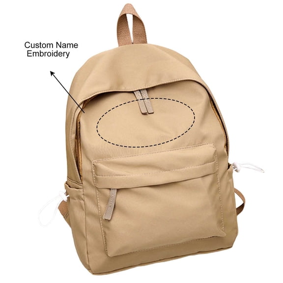 Kcolen Custom Embroidered Backpack for Women And Men Lightweight Large Capacity Travel School College Bookbag Casual Daypack