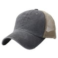 thumbnail image 2 of YAOBAMM UV Blocking Hat Unisex Baseball Hat Hollow Mesh Breathable Adjustable Lightweight UV Protection Outdoor Decorative, 2 of 6