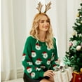 thumbnail image 3 of Women Ugly Cute Christmas Sweater Funny Santa Xmas Pullover Knitted Jumper Holiday Party Pullovers, 3 of 9