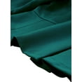 thumbnail image 5 of DARING DIVA Women's Peplum Blazer Pencil Skirt 2 Pcs Suit Set S Peacock Green, 5 of 6
