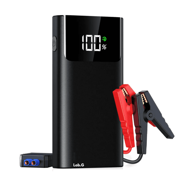 Arrancador De Batería Portátil Para Coche 8 Cilindros 5000a Lab.G, Negro