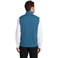 thumbnail image 2 of Port Authority Male Mock Neck Vest F236 Med Blue Hthr Medium, 2 of 4
