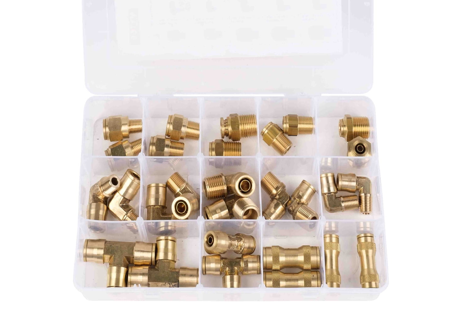 Raccordo In Ottone Per Tubi Aria NTA – 1/2 D.O.T. Air Brake – Lotto Da 5 Pezzi