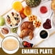 thumbnail image 5 of Platos esmaltados para servir comida, platos de comida, plato para servir Catering, platos de postre, 4 Uds., 5 of 5