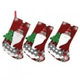 thumbnail image 2 of Multiple Uses Christmas Socks, Unique Christmas Pattern Christmas Tree Decor, Beautiful And Exquisite For Christmas Trees Friends Indoor Kids, 2 of 8