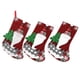 thumbnail image 1 of Juego de 3 medias navideñas BuyWeek decoración para árbol de Navidad bolsa de regalo de Navidad, 1 of 14