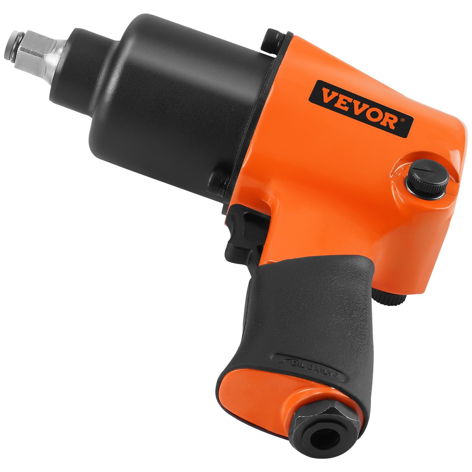 Lightweight 1/2" Pneumatic Impact Wrench with 880ft-lbs Nut-Busting Power & 7500RPM for Auto Workshops