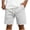 Gray, variant on Timoontee Men's Cargo Shorts Mid Thigh Fit Adjustable Waist Multiple Storage Pockets Breathable Fabric Great For Casual Outings Blue XL