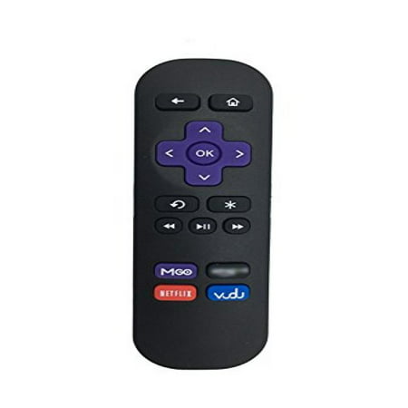 Remote Control roku 4, New Replacement IR Remote for Roku 1 LT HD Roku 2 XD XS Roku 3 Streaming Player with Shortcut Buttons MGO VUDU, Not Support ROKU Streaming Stick (HDMI or MHL) and TCL ROKU