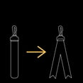 thumbnail image 4 of Key Chain For Backpack Bag Jacket Reflector Pendant Key  Reflector With Chains For School Bag Backpacks Walking Running Cycling  Reflector Pendant  Reflector, 4 of 8
